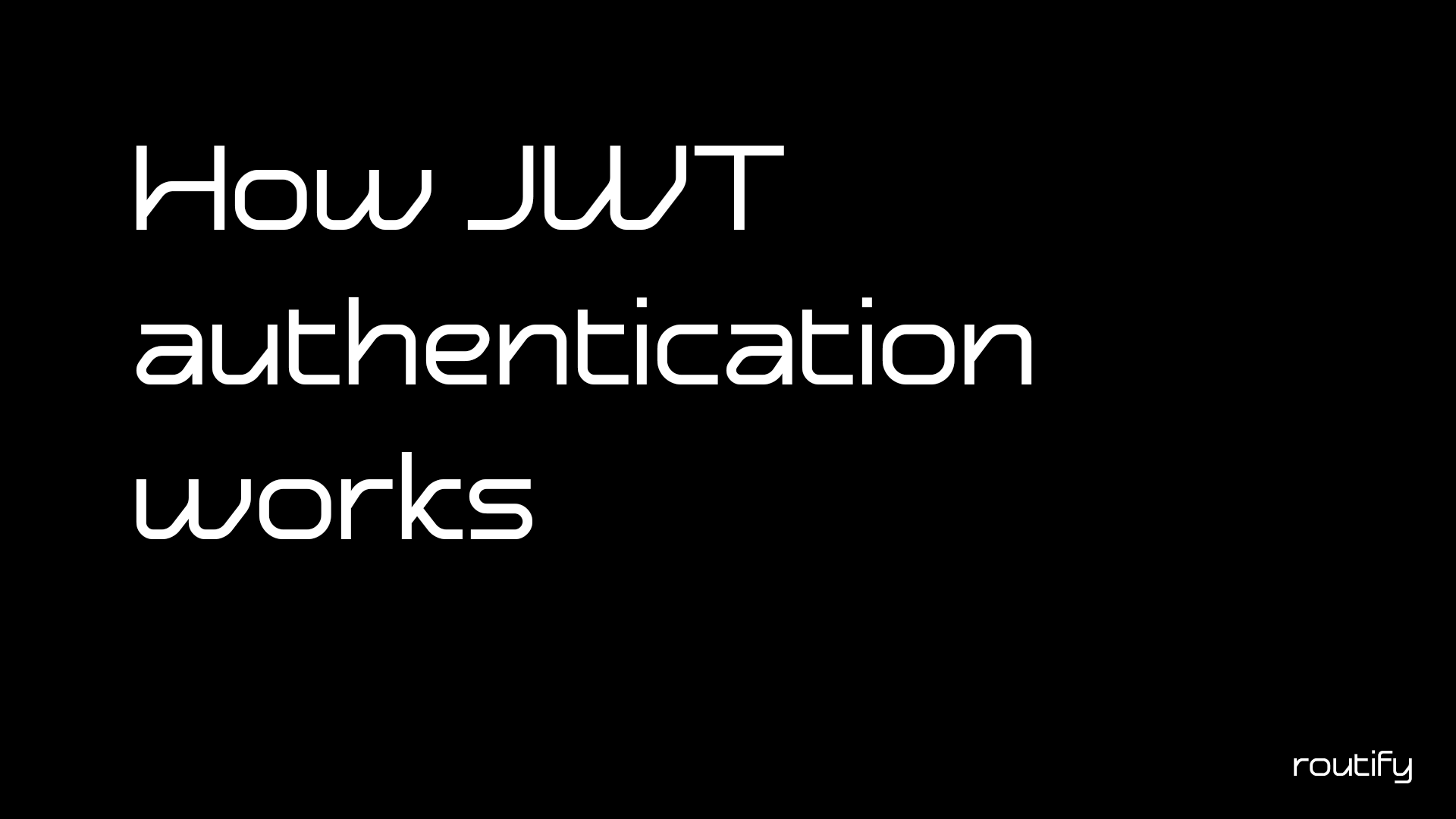 How JWT Authentication Works